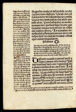 Psalmus CI. - Psalmus CX