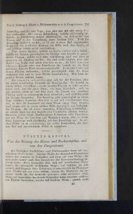Fünftes Kapitel. Von der Reizung des Hirnes und Rückenmarkes, ...