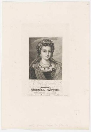 Bildnis der Kaiserin Maria Luise, Herzogin von Parma