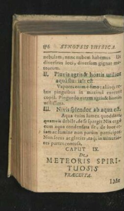 Caput IX. De Meteoris Spirituosis.