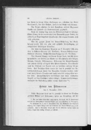 Gefecht von Villemarceau den 9. December 1870.