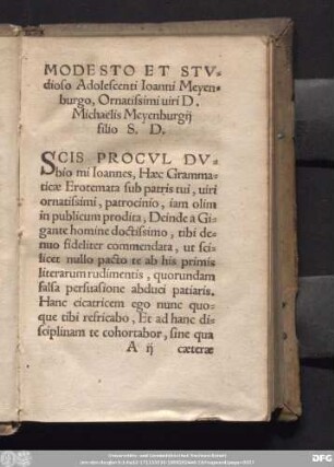 [De Grammaticae.]