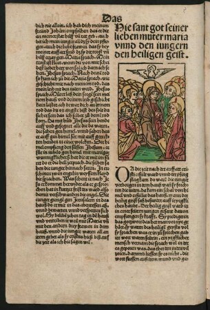 Hie sant got seiner lieben muter maria unnd den jungern den heiligen geist.