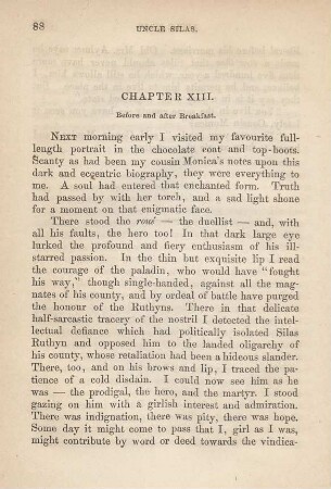 Chapter XIII. Before and after breakfast