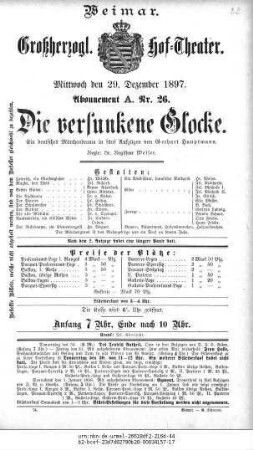 Die versunkene Glocke
