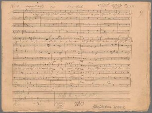 "6 Partsongs - Coro maschile; op. 96/I; KWV 7112/01-06". - BSB Mus.Schott.Ha 7086-2
