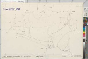 Beckum Ksp. u.Stadt (Beckum), Umlegung Beckum, Gem.Karte Beckum, Kspl. Flur 59
