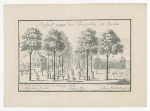 Prospect gegen den Thiergarten vor Berlin