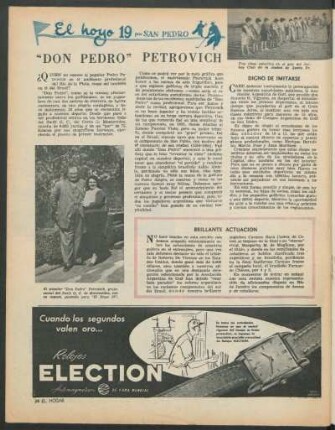 "Don Pedro" Petrovich : El hoyo 19