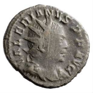 Münze, Antoninian, 258 - 259 n. Chr.