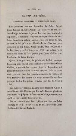 Section quatrième
