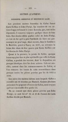 Section quatrième