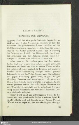 Fünftes Kapitel: Elemente Des Erfolges
