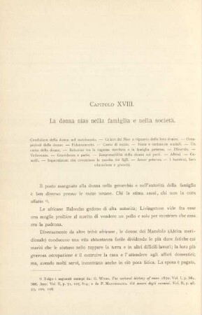 Capitolo XVIII. La donna nías nella famiglia e nella società