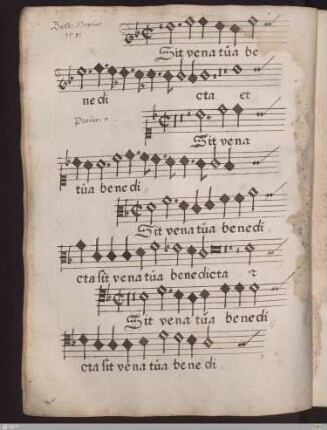 Balduinus Hoyoul 1581 : Sit vena tua benedicta