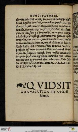 Quid sit grammatica et unde dicatur