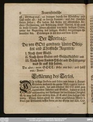 Erklärung des Textes.
