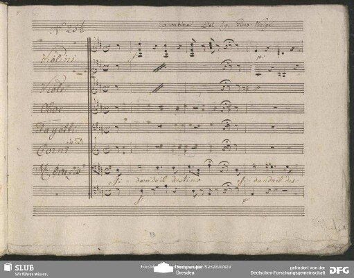 Einlage Cavatina (Joseph Weigl): "Sfidando il destino"