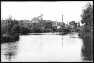 Eilenburg. Blick über die Mulde nach Eilenburg