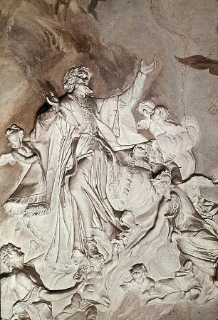 Kurfürst Clemens August von Köln von Engeln umgeben