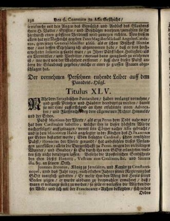 Titulus XLV. - Titulus XLVII.