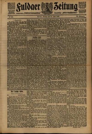 Ausgabe vom Montag, den 15. Juni 1908.