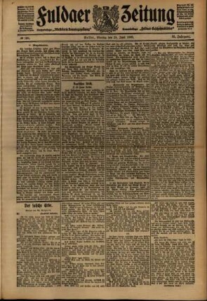 Ausgabe vom Montag, den 15. Juni 1908.