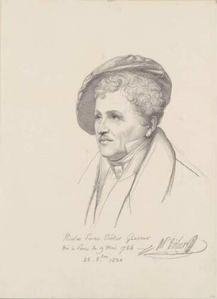 Bildnis Tiolier, Nicolas Pierre (1784-1853), Münzgraveur, Bildhauer und Kupferstecher