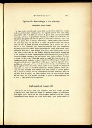 Bordi solari del gennaro 1873