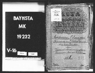Änderung von Ortsnamen, Benennung von Ortschaften u. einzelnen Anwesen, dann Dismembrationen von einzelnen Gemeinden, Anwesen, Einöden usw.