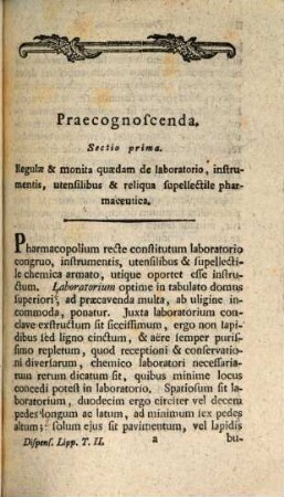 Dispensatorium Lippiacum : Genio Moderno Accommodatum, 2
