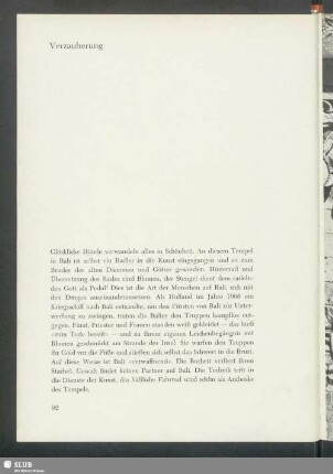 Verzauberung