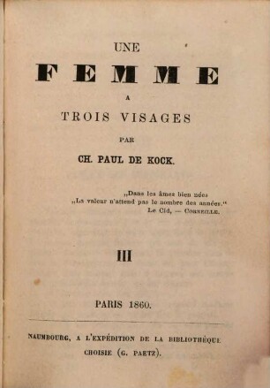 Une femme a trois visages. 3