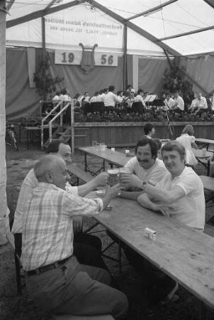Sommerfest des Musikverein 1956 Durlach-Aue
