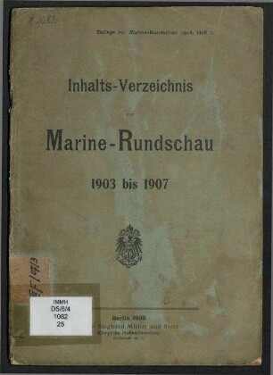 Marine-Rundschau; Jg. 19