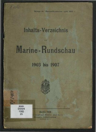 Marine-Rundschau; Jg. 19