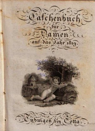 Taschenbuch für Damen : auf das Jahr .., 1819
