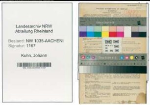Entnazifizierung Johann Kuhn , geb. 01.01.1892 (Maschinist)