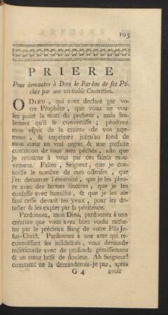 Prieres