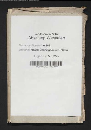 Verzicht des Anton Bals auf den Balshof in Schmerlecke, Quittungen