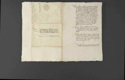 Herzog Christoph von Württemberg und Pfalzgraf Wolfgang übermitteln einander Kirchenordnungen, Mandate gegen Gotteslästerer und Wiedertäufer, auch Abstellung der unflätigen Pluderhosen und gewachster Stiefel, dazu erbittet der Pfalzgraf auch noch die württembergische Kanzleiordnung, auch den Staat des Marschalls, Haushofmeisters und anderer Hofdiener.