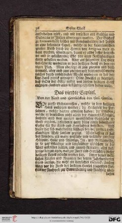 Das vierdte Capitel