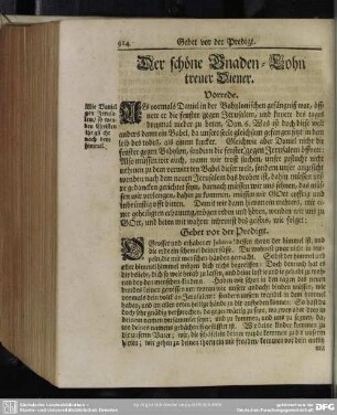 Der schöne Gnaden-Lohn treuer Diener