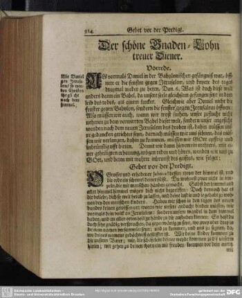 Der schöne Gnaden-Lohn treuer Diener