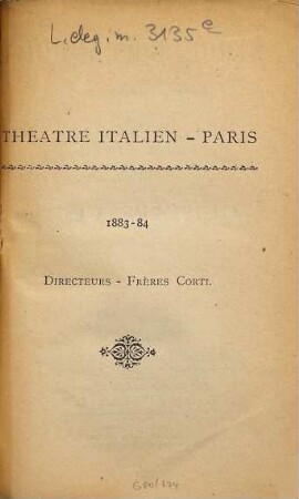 Simon Boccanegra : Melodramma in un Prologo e tre Atti = Simon Boccanegra. Drame Lyrique en un Prologue et trois Actes