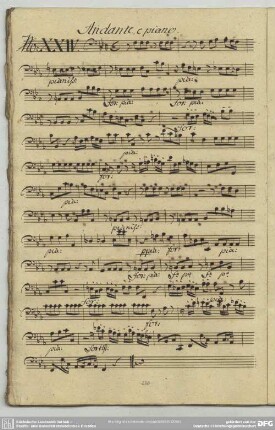 24. Anonymus, Andante, f-Moll