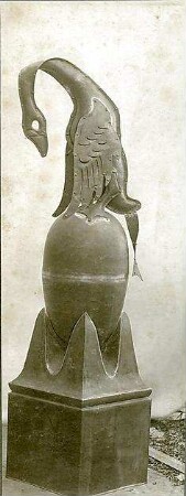 Fischer, Theodor; Stuttgart, Heusteigstr.; Sammelschulhaus - Skulptur