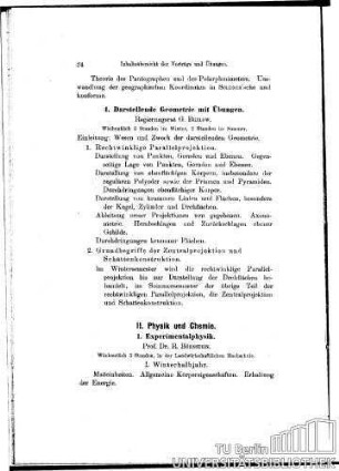 4. Darstellende Geometrie mit Übungen