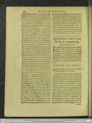 Psalmus CXXVIII
