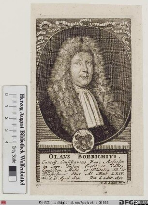 Bildnis Olaf Borrichius (eig. Ole Borch)